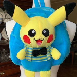 NWOT Pikachu Plush Backpack